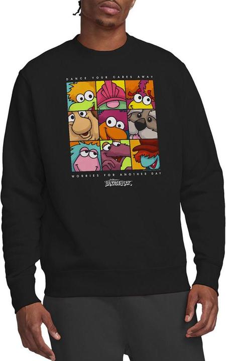 Produktbild Fraggle Rock Sweatshirt Viereckiges Gesichter (S)
