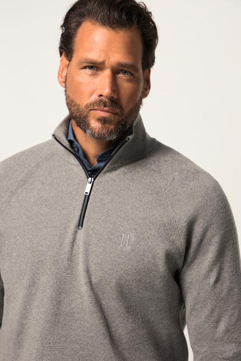 Image du produit JP1880 Pull en maille à col camionneur zippé, manches raglan (XXL)