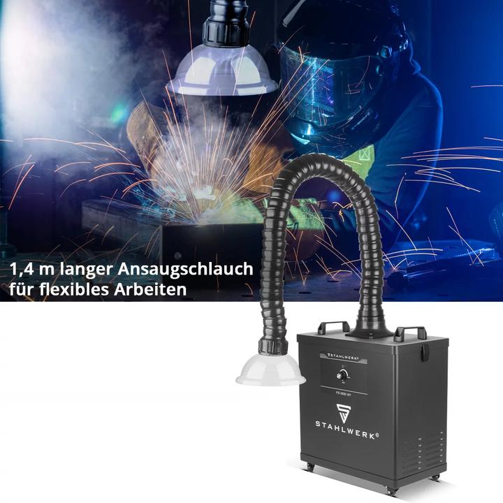 Actual product image Stahlwerk fume extractor 300 watt extraction system fume absorber soldering fume extractor soldering welding