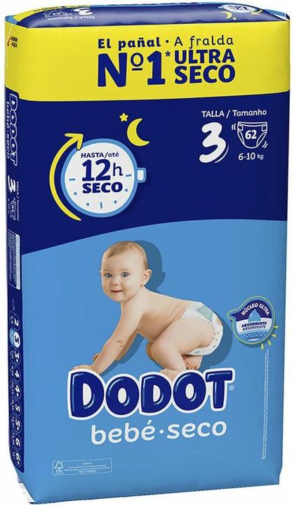 Dodot Couches ETAPAS T3 6-10 kg (62 pcs)