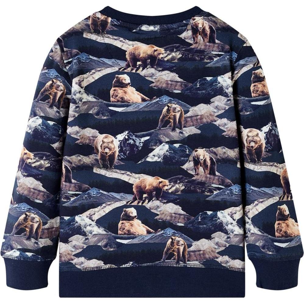 Thumbnail - VidaXL, Jungen, Pullover, Kinder-Sweatshirt Marineblau 104,Material: 95 % Baumwolle. 5, Blau, (104)