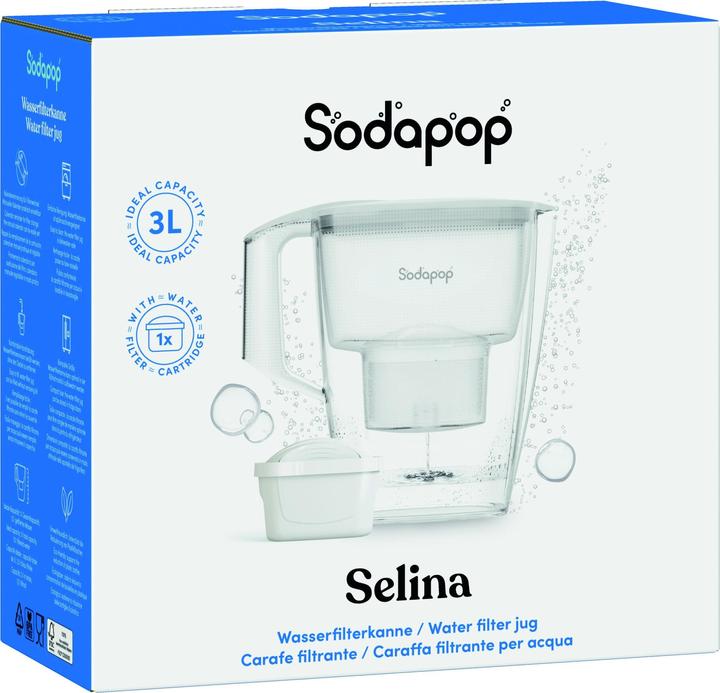 Actual product image Sodapop Selina + activated carbon filter (3 l)