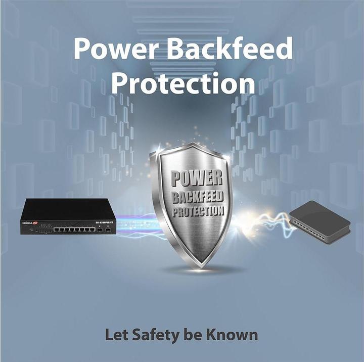 Produktbild edimax Switch Pro 8x GE GS-5208PLG V2 POE (10 Ports)