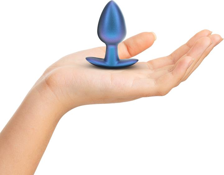 Produktbild Ouch! Glatter Silikon Anal Plug - Medium - 3.1 / 7,9 cm - Metallic Blau