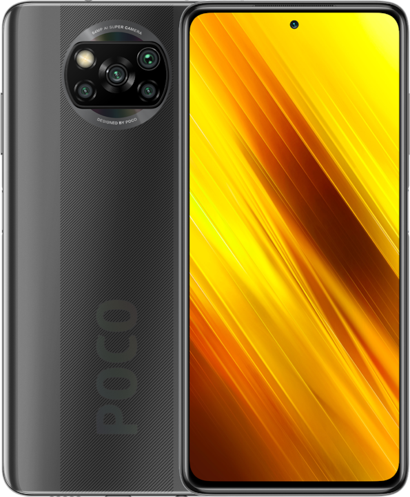 Xiaomi Poco X3 (128 Go, Shadow Grey, 6.67", Double SIM hybride, 64 Mpx, 4G)