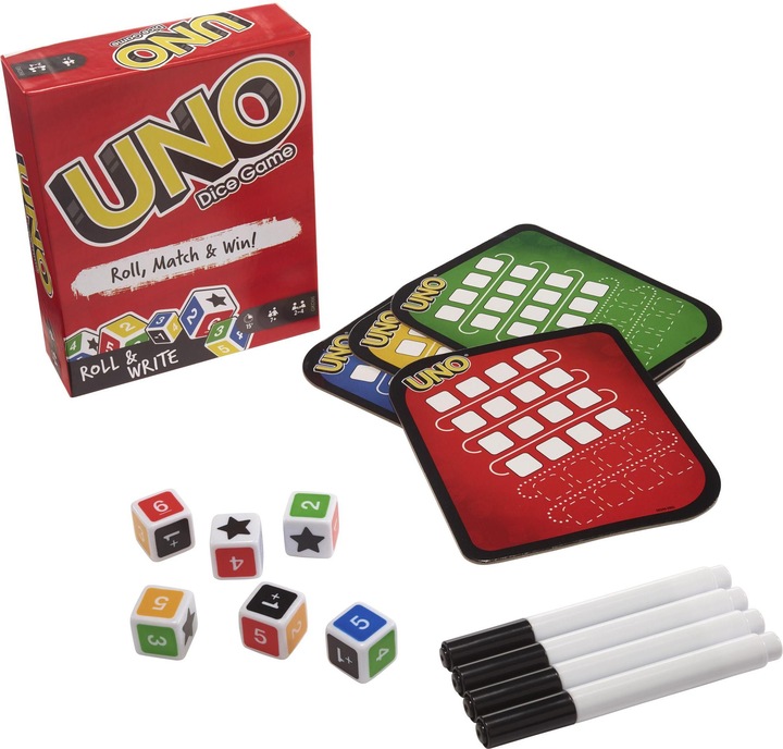 Produktbild Mattel Games UNO Würfelspiel (sprachneutral) (Deutsch)