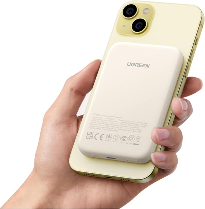 Actual product image Ugreen Magnetic Power Bank (5000 mAh, 15 W, 18.50 Wh)