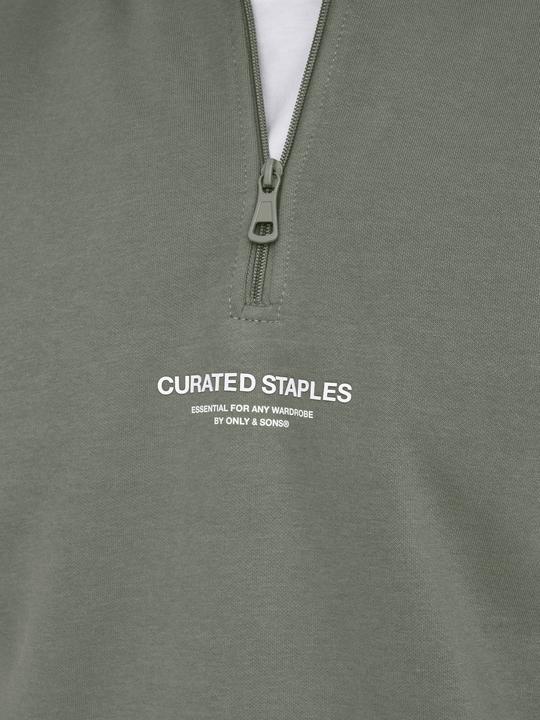 Produktbild Only & Sons Onscurated Reg Half Zip Sweat Noos (M)