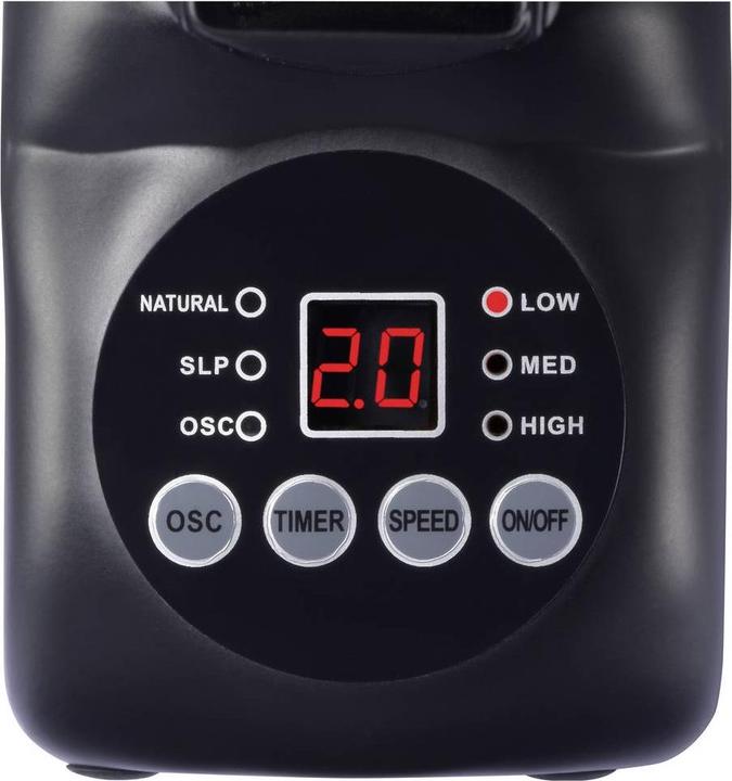 Immagine prodotto Sygonix Wandventilator 50 W (Ø x H) 45 cm x 45.5 cm Schwarz mit Fernbedienung