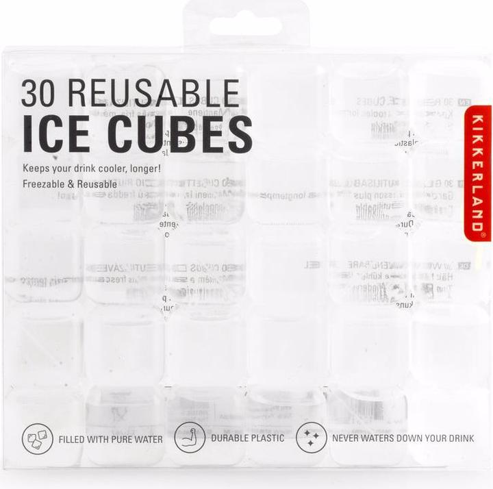 Actual product image Kikkerland Reusable Ice Cubes (Reusable ice cubes)