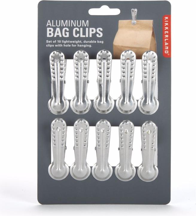 Produktbild Kikkerland Bag Clips (10x)