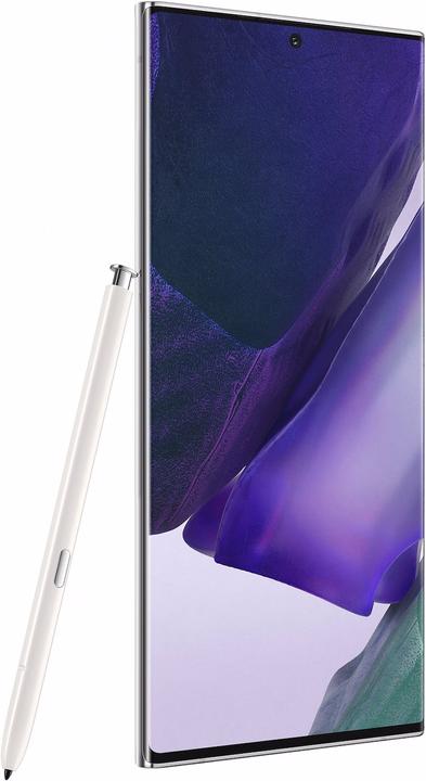 Actual product image Samsung Galaxy Note 20 Ultra Snapdragon (256 GB, Mystic White, 6.90", Hybrid Dual SIM, 5G)