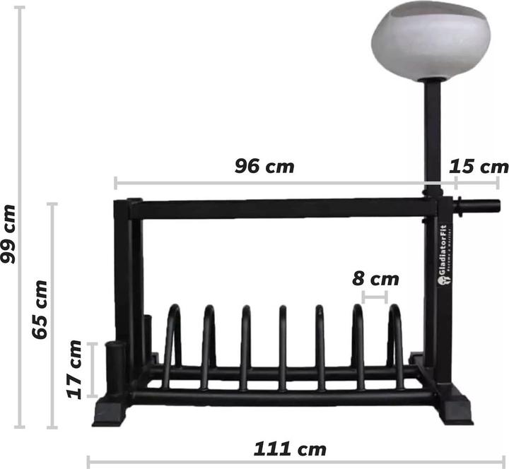 Actual product image Gladiatorfit Storage for bodybuilding accessories