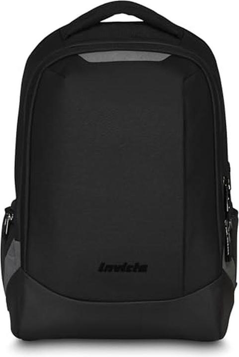 Invicta Unisex-Rucksack mit Laptopfach, USB-Anschluss und wasserabweisendem Reissverschluss (20 l)