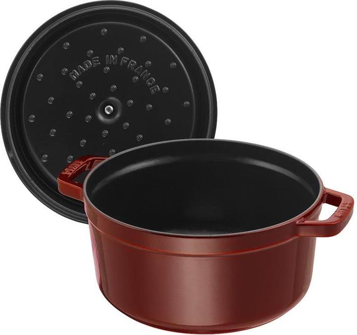 Produktbild Staub Bräter dunkelrot (Bräter + Schmortopf, Gusseisen, 28 x 18.20 cm)