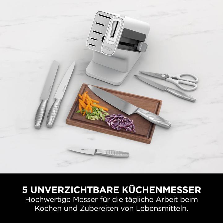 Actual product image Ninja StaySharp knife block