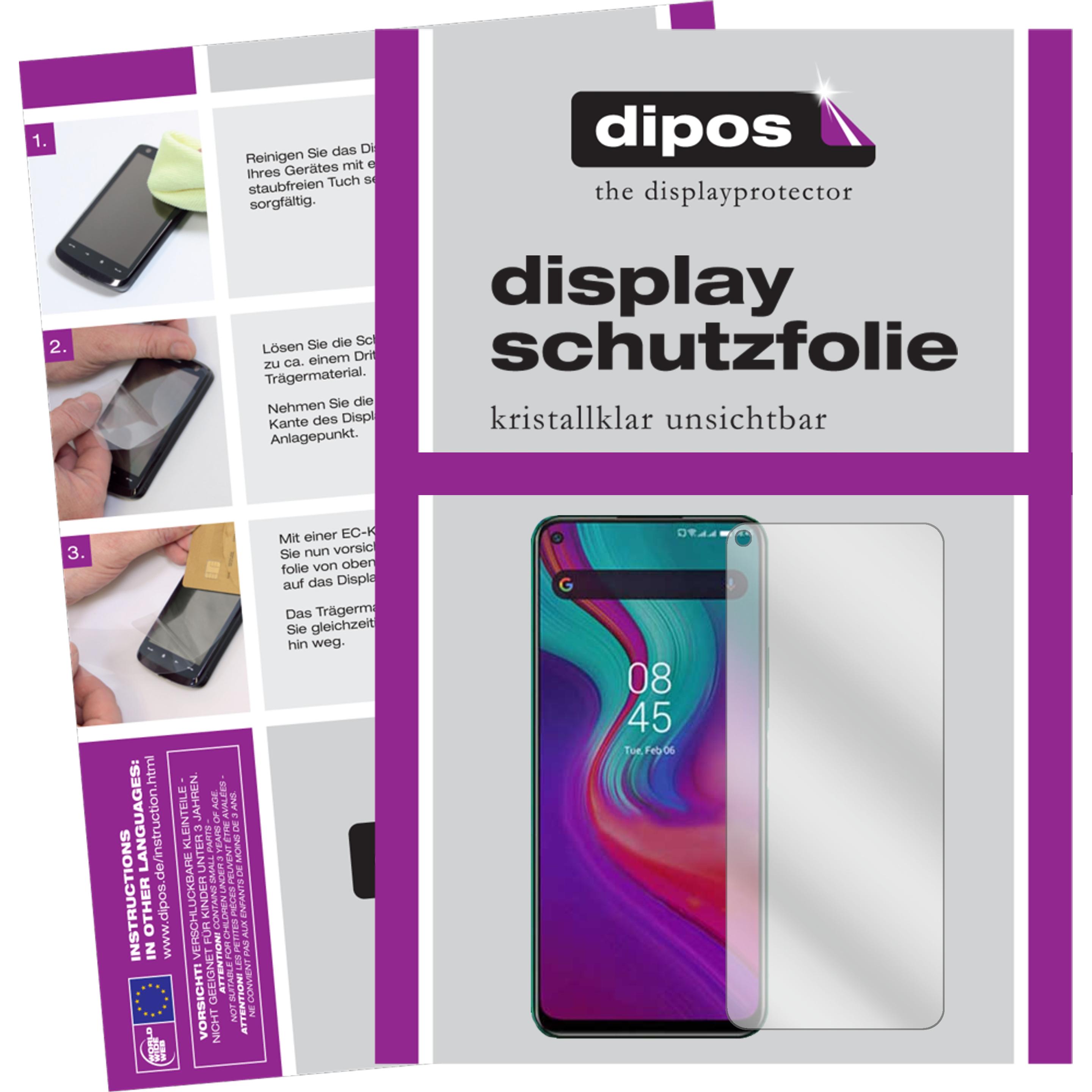 Dipos Displayschutzfolie Crystalclear (2 Stück, Infinix Note 7), Smartphone Schutzfolie, Transparent