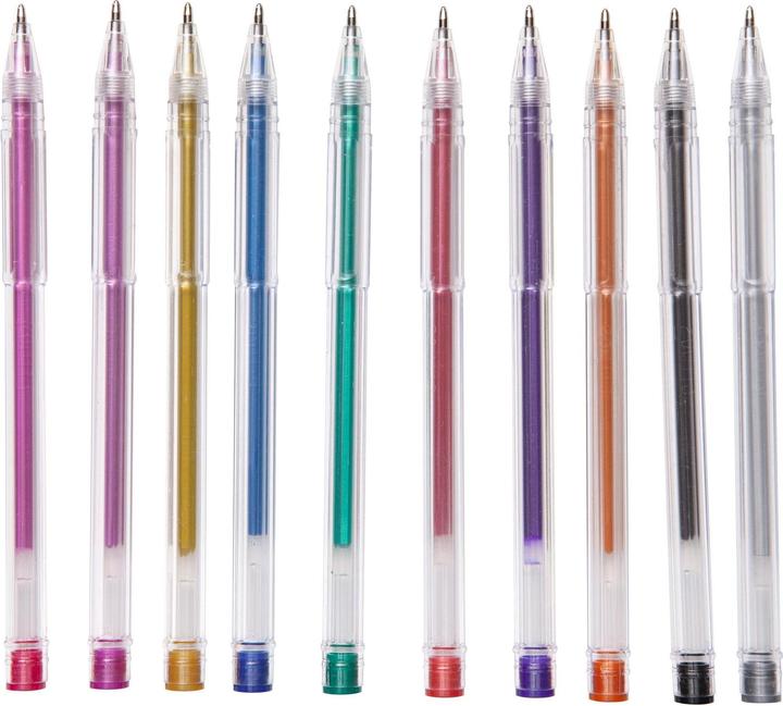 Immagine prodotto Folia Penna in gel metallico (Multicolore, 10 x)