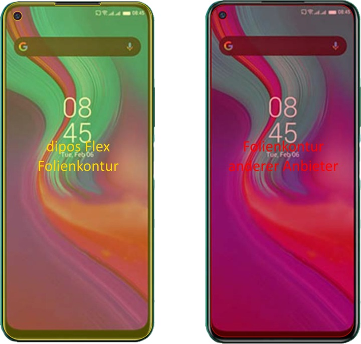 Produktbild Dipos Displayschutzfolie Full-Cover 3D (2 Stück, Infinix Note 7)