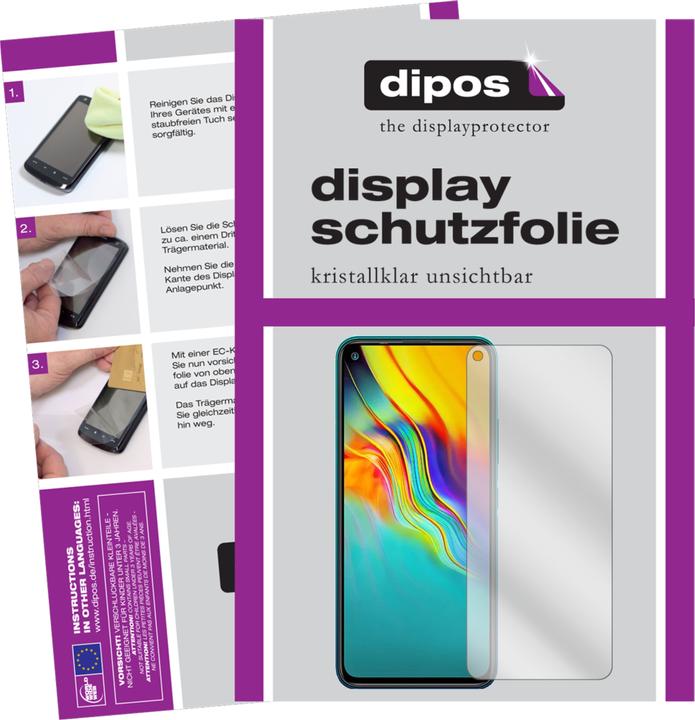 Actual product image Dipos Screen Protector Crystalclear (2 Piece, Infinix grade 7 Lite)