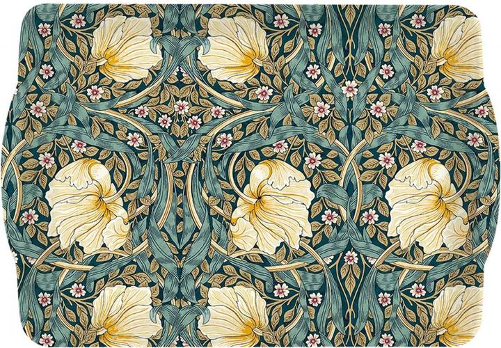 Produktbild Easy Life William Morris Schwarz Tablett m. Griffen 46x32 cm