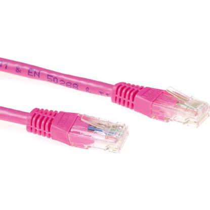 ACT CAT6A UTP 7m 7m Cat6a U/UTP (UTP) Pink Netzwerkkabel (U/UTP, CAT6a, 7 m), Netzwerkkabel