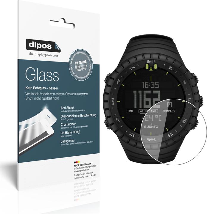 3x Anti-Riflesso Vetro Pellicola Protezione per Suunto 9 Baro