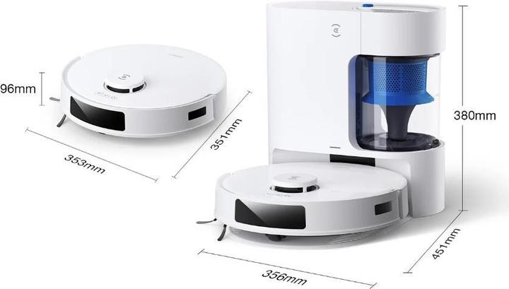 Immagine prodotto Ecovacs DEEBOT N20 PLUS Aspirapolvere Robot 0 4 l senza sacco Bianco (Robot aspirapolvere)