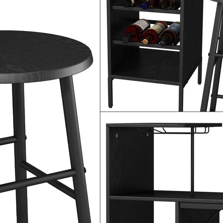 Actual product image Vicco Naila with 2 stools (121.5 x 40 x 120 cm)