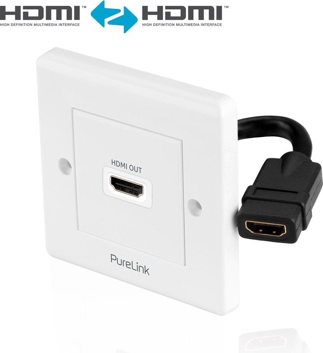 Actual product image Purelink PureInstall HDMI wall outlet