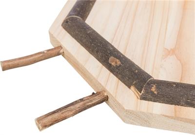 Produktbild Trixie Landing area with perches, wood, 19 × 19 cm