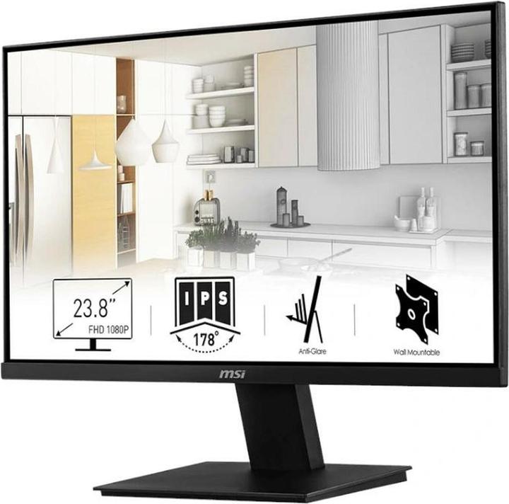 Produktbild MSI MONITOR PRO LED 23.8" MP2412 NEGRO 1ms/100Hz/VA/FHD/HDMI/VGA/VESA (1920 x 1080 Pixel, 23.80")