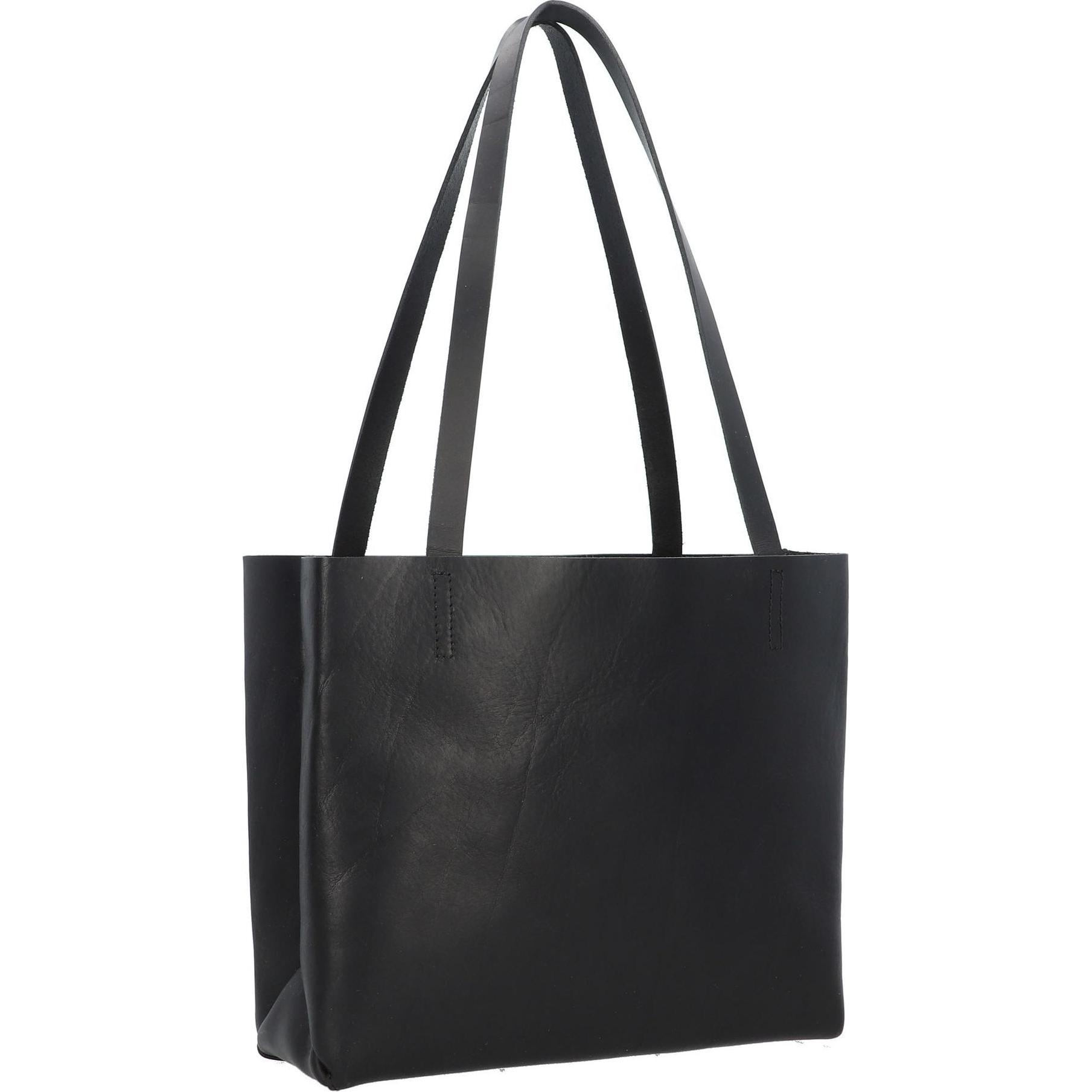 Thumbnail - Harolds, Handtasche, Paperbag Schultertasche Leder 32 cm, Schwarz