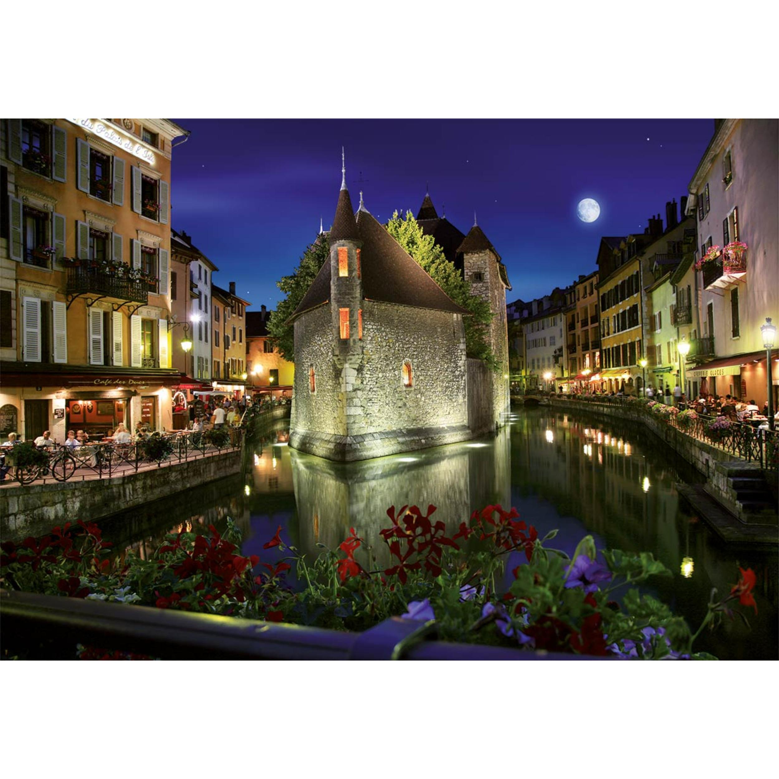 Thumbnail - D-Toys Puzzle 1000 Frankreich, Annecy bei Nacht (1000 Teile)