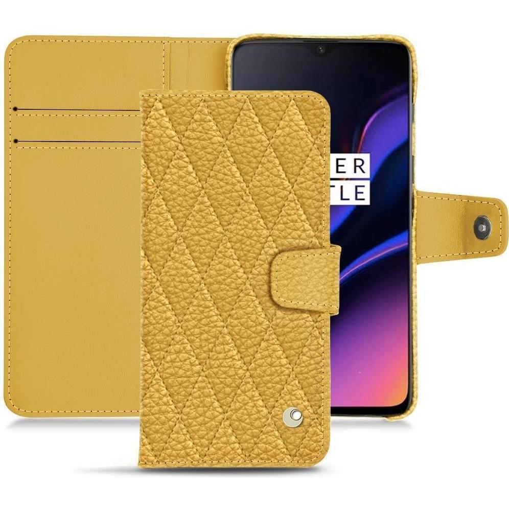 Thumbnail - Noreve Lederschutzhülle Wallet (OnePlus 6T), Smartphone Hülle, Orange