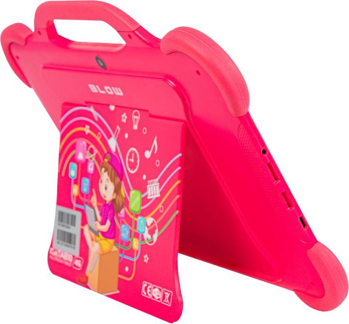 Immagine prodotto Blow Tablet KidsTAB10 4G 4/64GB rosa + custodia (4G, 10.10", 64 GB, Polvere Rosa)