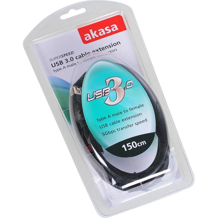 Thumbnail - Akasa USB 3.0 Kabel (1.50 m, USB 3.0), USB Kabel
