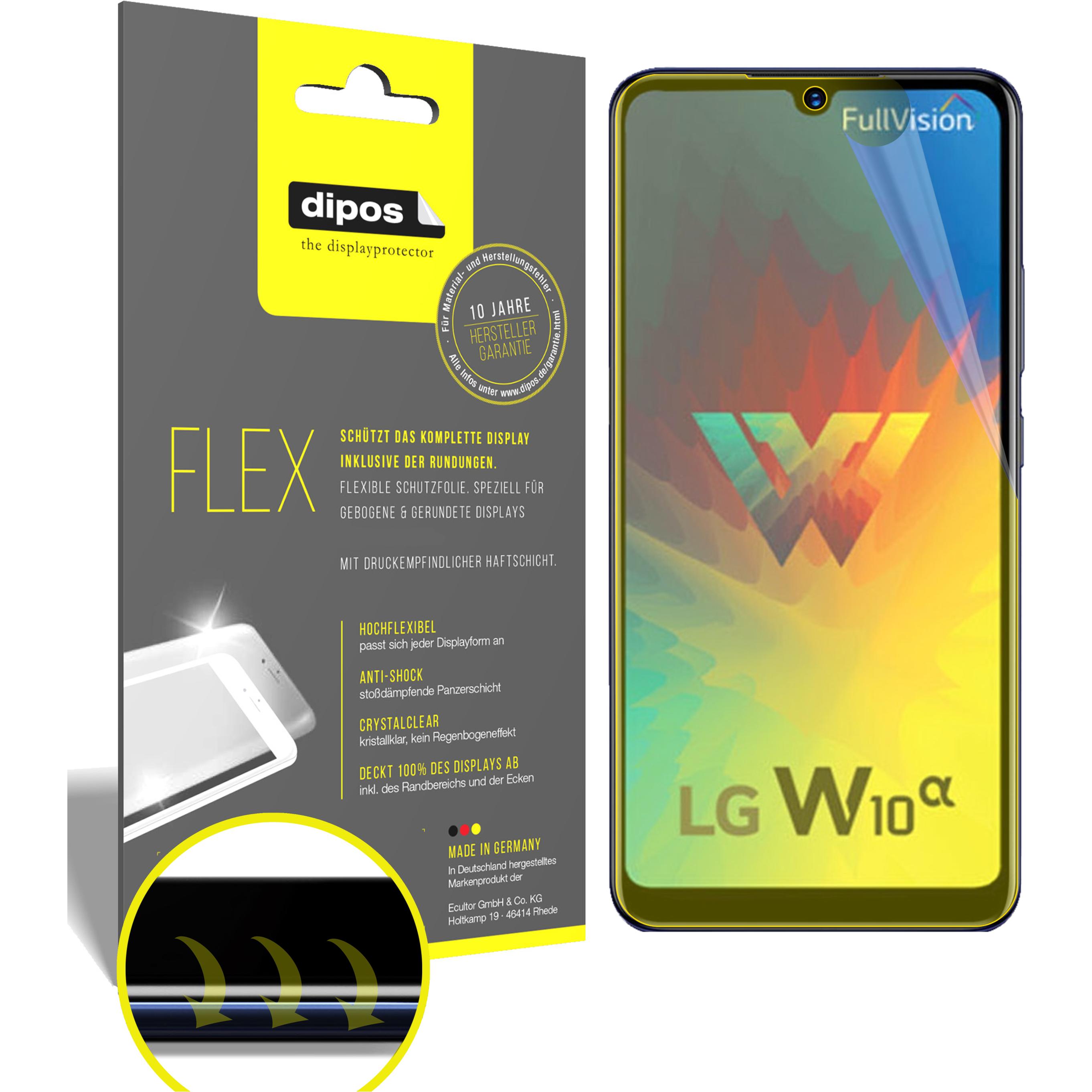 Thumbnail - Dipos Displayschutzfolie Full-Cover 3D (3 Stück, LG W10 Alpha), Smartphone Schutzfolie, Transparent