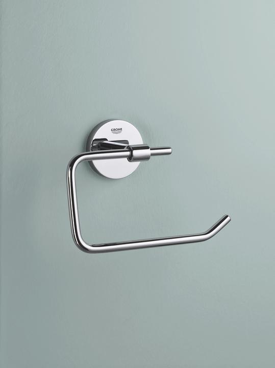 Immagine prodotto Grohe Start Cosmopolitan QuickFix porta carta per WC, adesivo, cromo