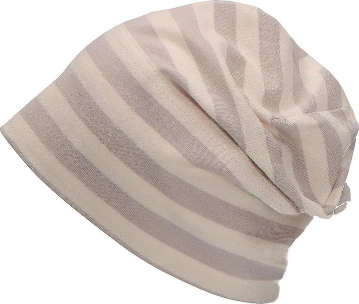 Actual product image Sterntaler Beanie Slouch Beanie Striped Light Grey Gr. 47 (47)