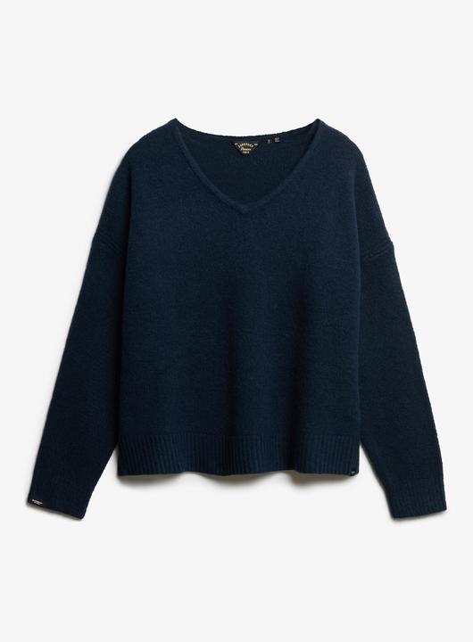 Produktbild Superdry Gebürsteter Oversize-Pullover mit V-Ausschnitt (S)