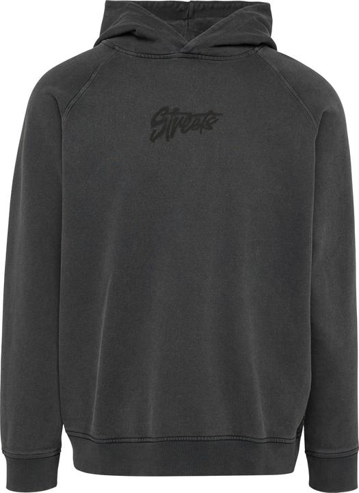 Produktbild S.Oliver Sweatshirt Gewaschener Hoodie mit Frontdruck (L)