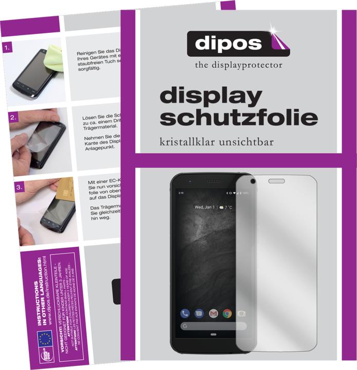 Actual product image Dipos Screen Protector Crystalclear (5 pcs., Cat S52)