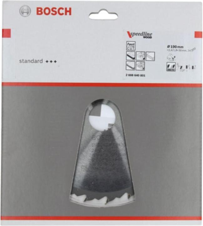 Actual product image Bosch Professional Zubehör PRO Wood circular saw blade, 190 x 2.4 x 30 mm