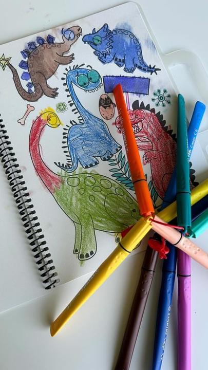Immagine prodotto Funny Mat Tappetino da colorare lavabile Unicorno (48 x 33,5 cm)