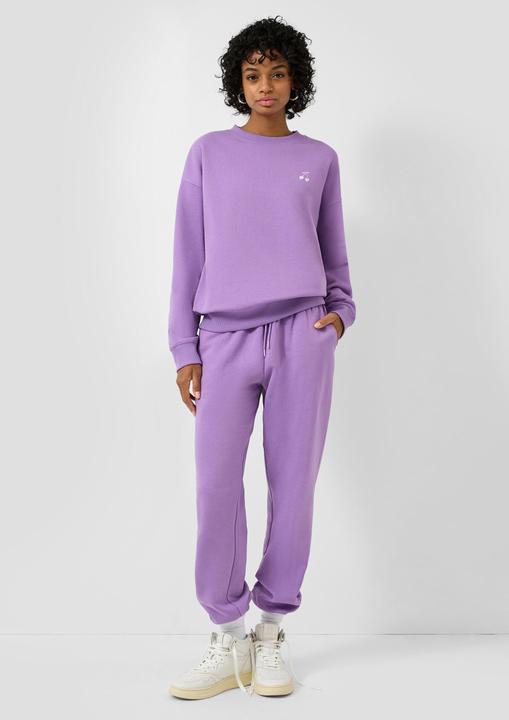 Produktbild s.Oliver Sweatshirt Weiches Sweatshirt mit kleiner Stickerei (S)