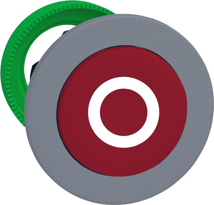 Actual product image Schneider Electric Pushbutton, front, inscription O, ZB5FL432C0