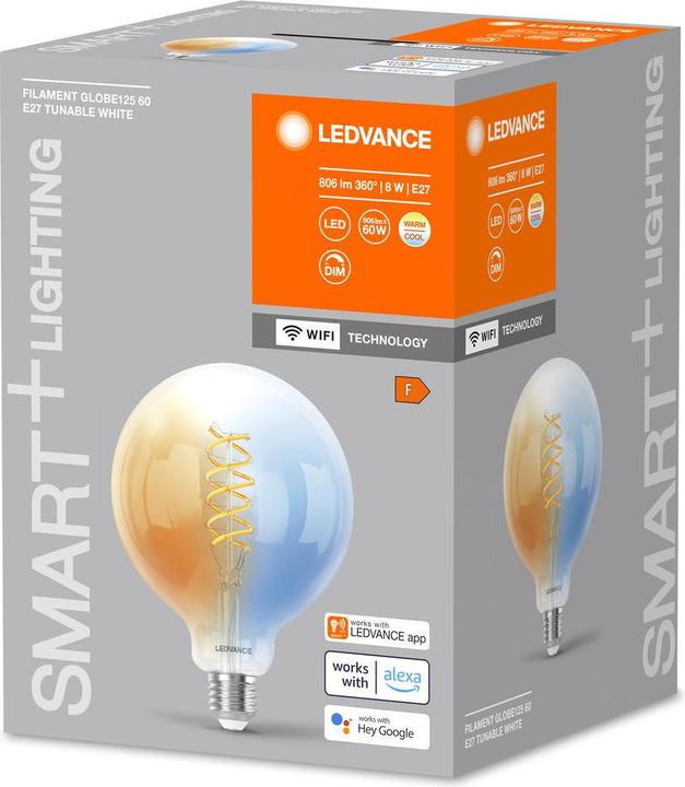 Image du produit Ledvance transparent (E27, 8 W, 806 lm, 1 x, F)