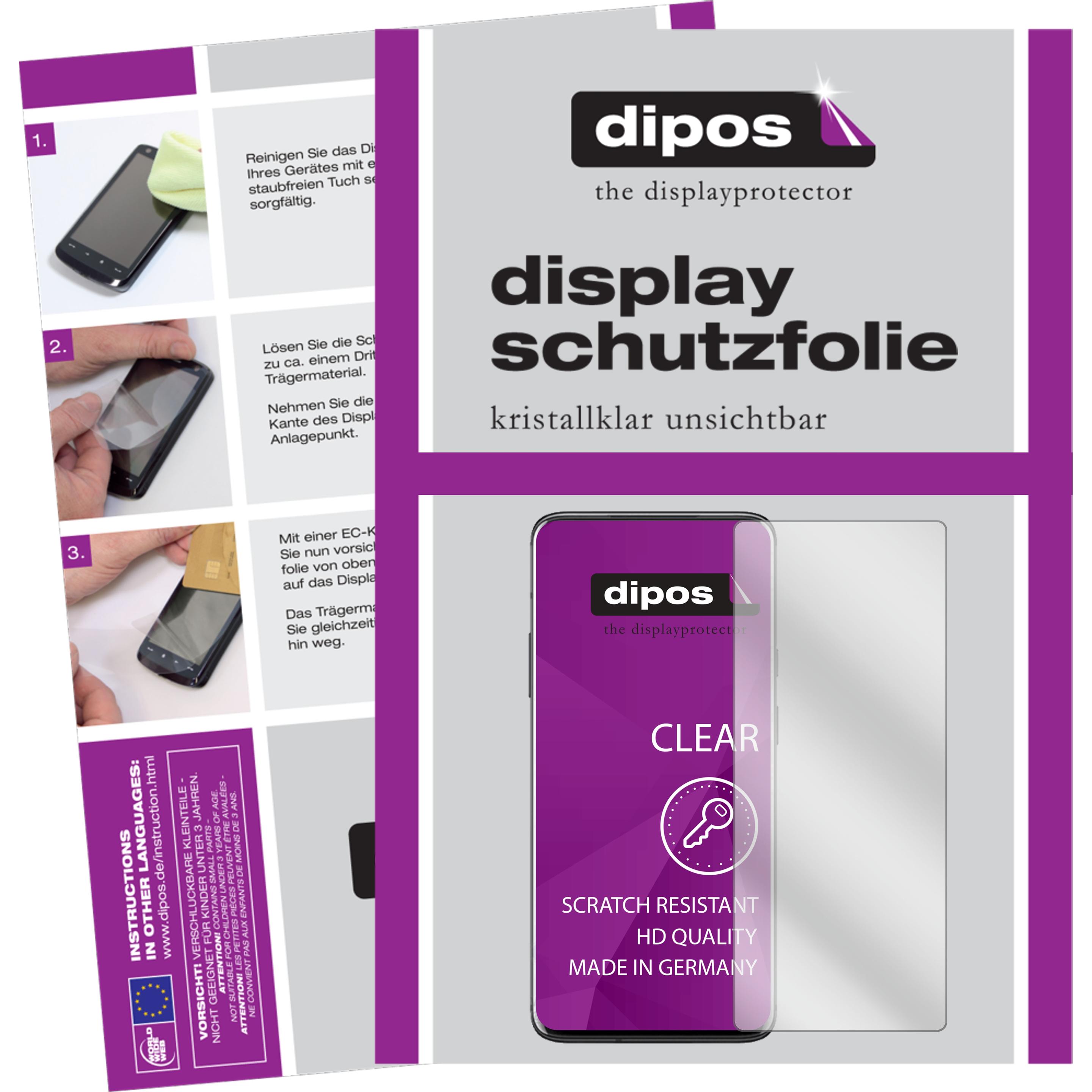 Dipos Displayschutzfolie Crystalclear (6 Stück, OnePlus 7T Pro), Smartphone Schutzfolie, Transparent