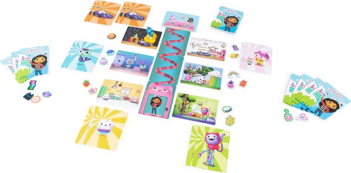 Actual product image Spin Master Gabby's Dollhouse Match-ical Dollhouse Game (German)